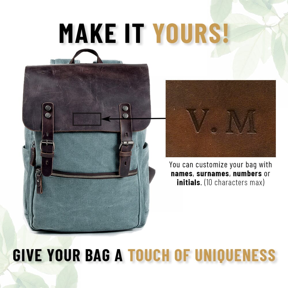 Canvas Backpack in Cotton | REINE