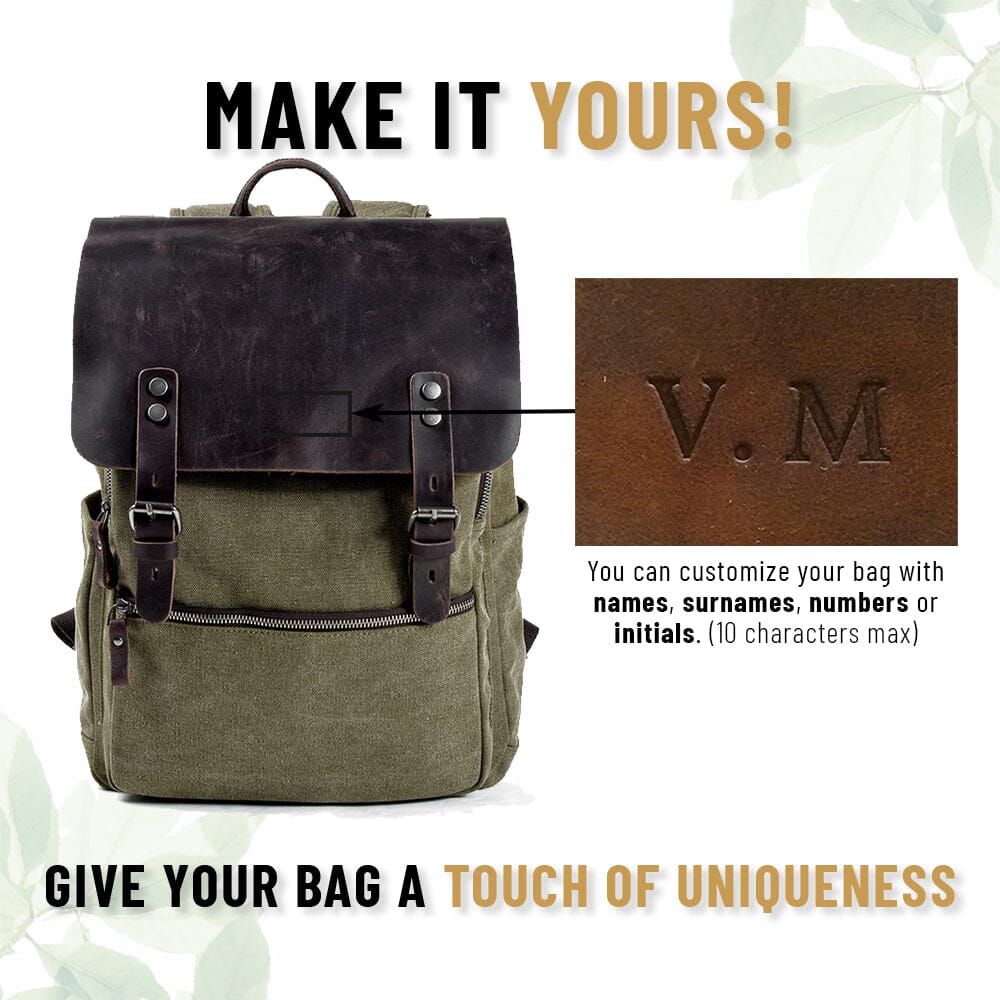 Canvas Backpack in Cotton | REINE