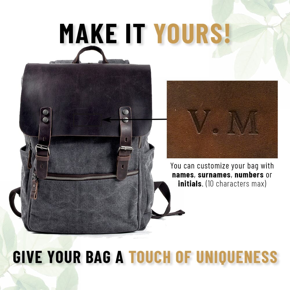 Canvas Backpack in Cotton | REINE