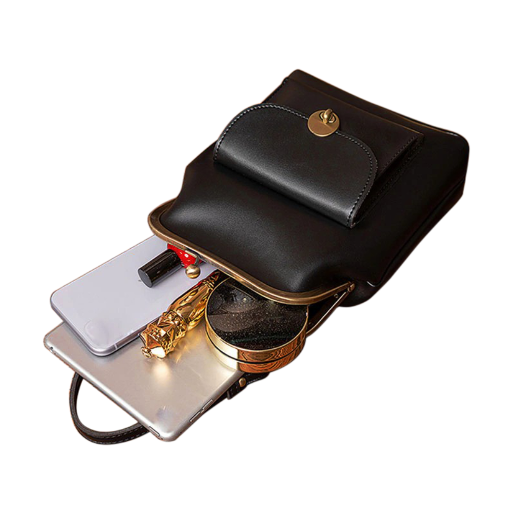 Vintage Kiss-Lock Bag - Retro Chic Essential